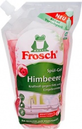 Mosogatószer, utántöltő, 800 ml, FROSCH, málna