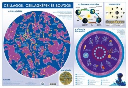 Könyökalátét, kétoldalas, STIEFEL "Csillagok/Csillagképek és bolygók"