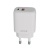 Hálózati töltő, USB-A + USB-C, 12W, AVAX "CH312W Speedy", fehér