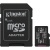 Memóriakártya, microSDXC, 64GB, C10/UHS-I/U1-U3/V10-V30/A1, Gen3, adapter, KINGSTON "Canvas Select Plus"